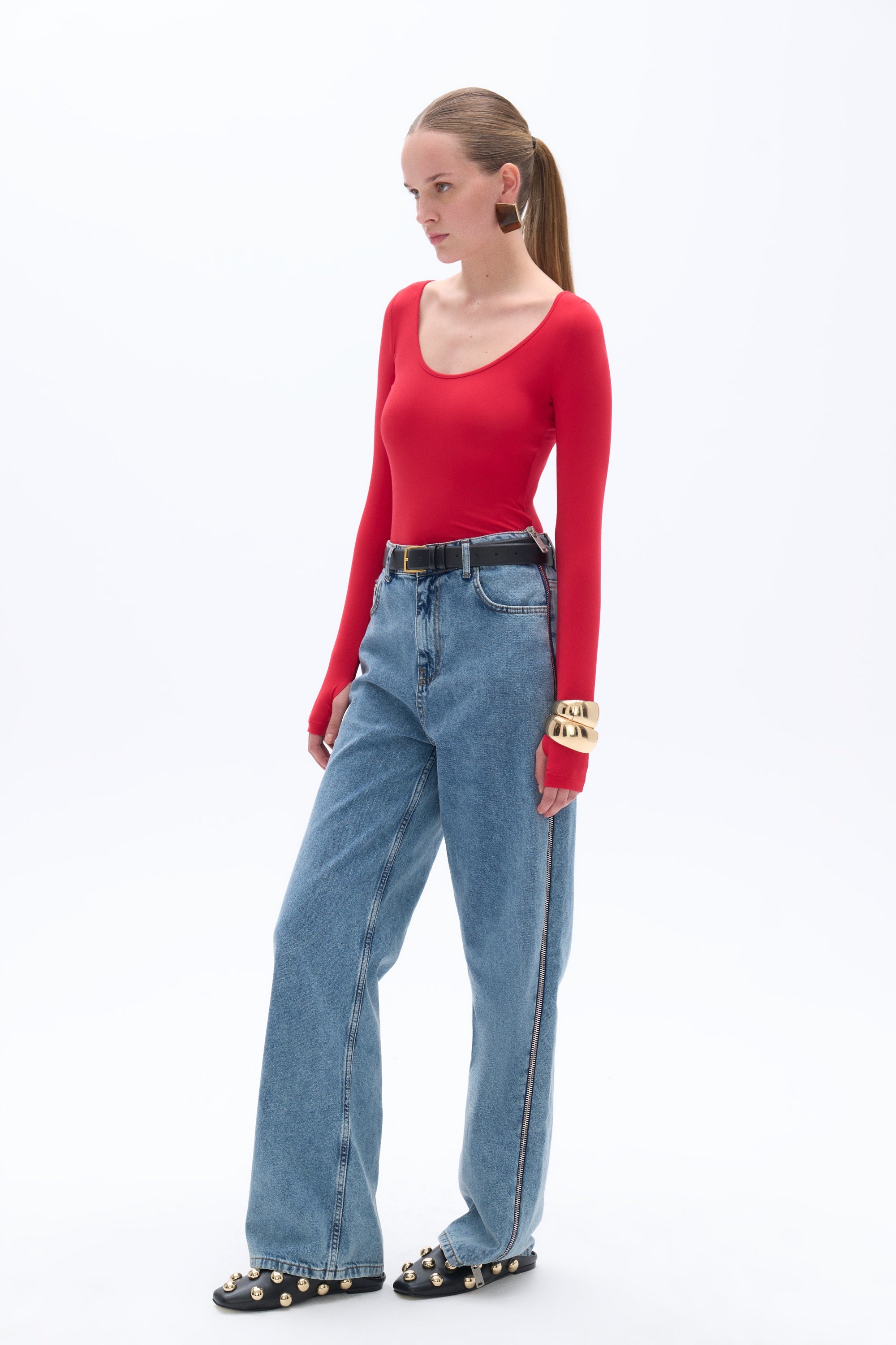 Crew Neck Bodysuit  (Final Sale)