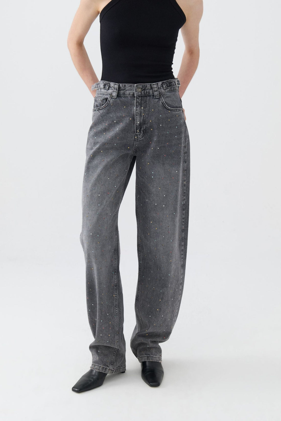 High Waisted Balloon Jeans (Final Sale)