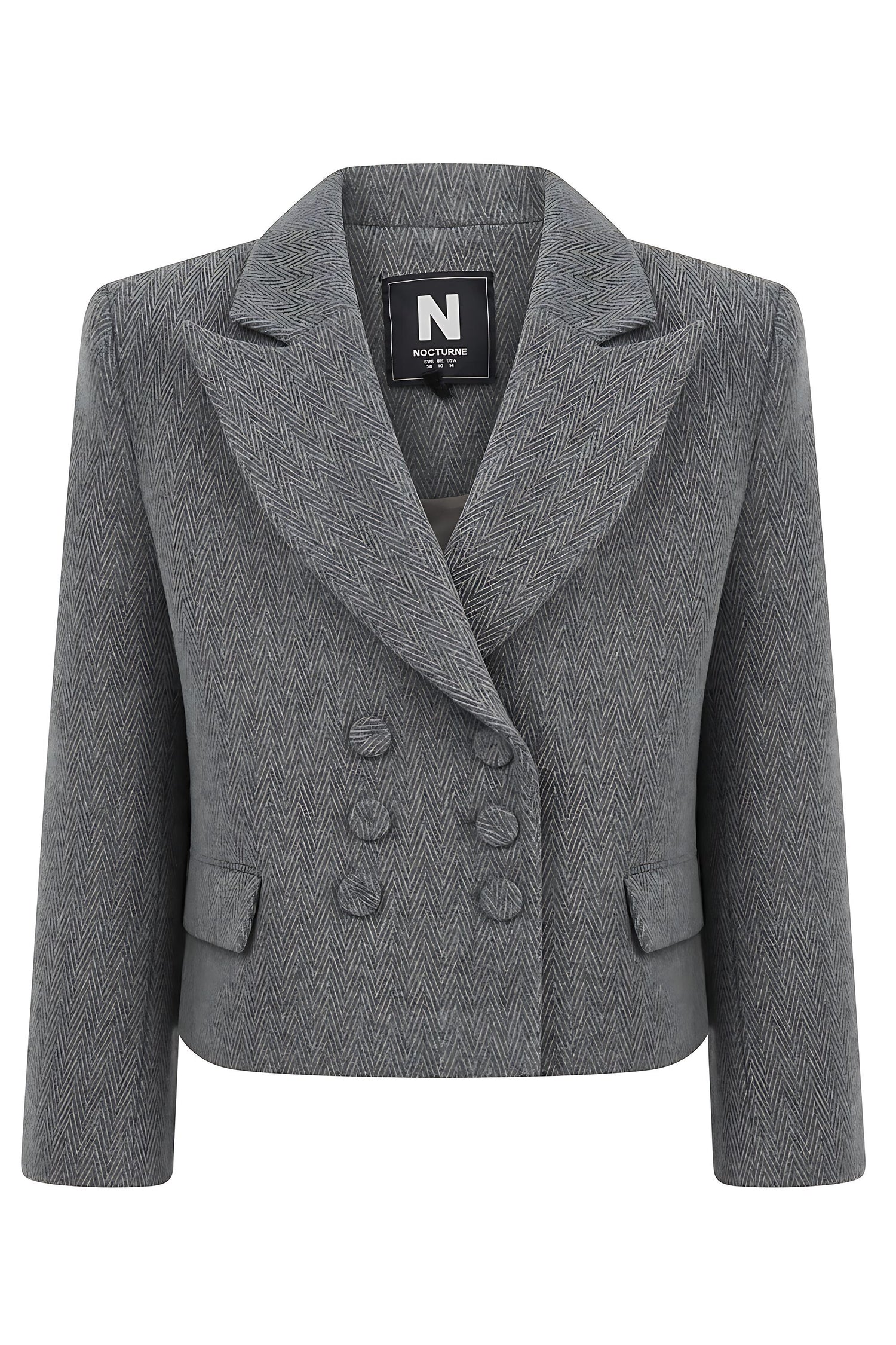 Oversized Padded Shoulder Jacket (Final Sale)