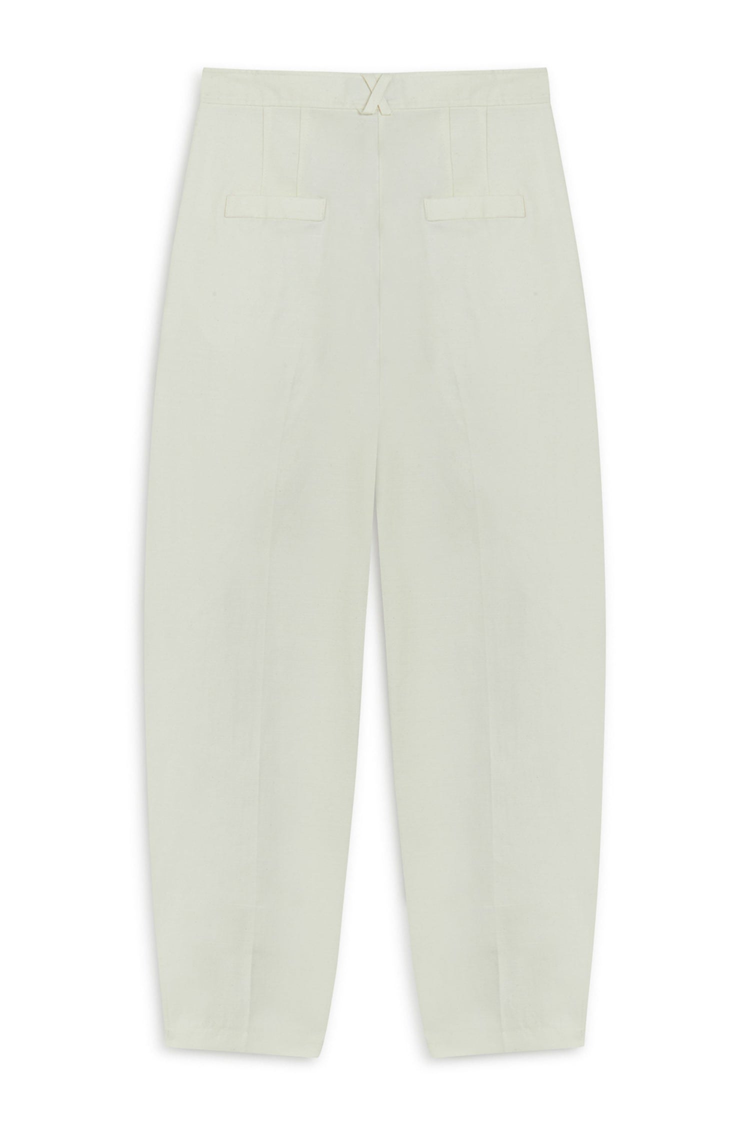 Ecru Balloon Cut Pants
